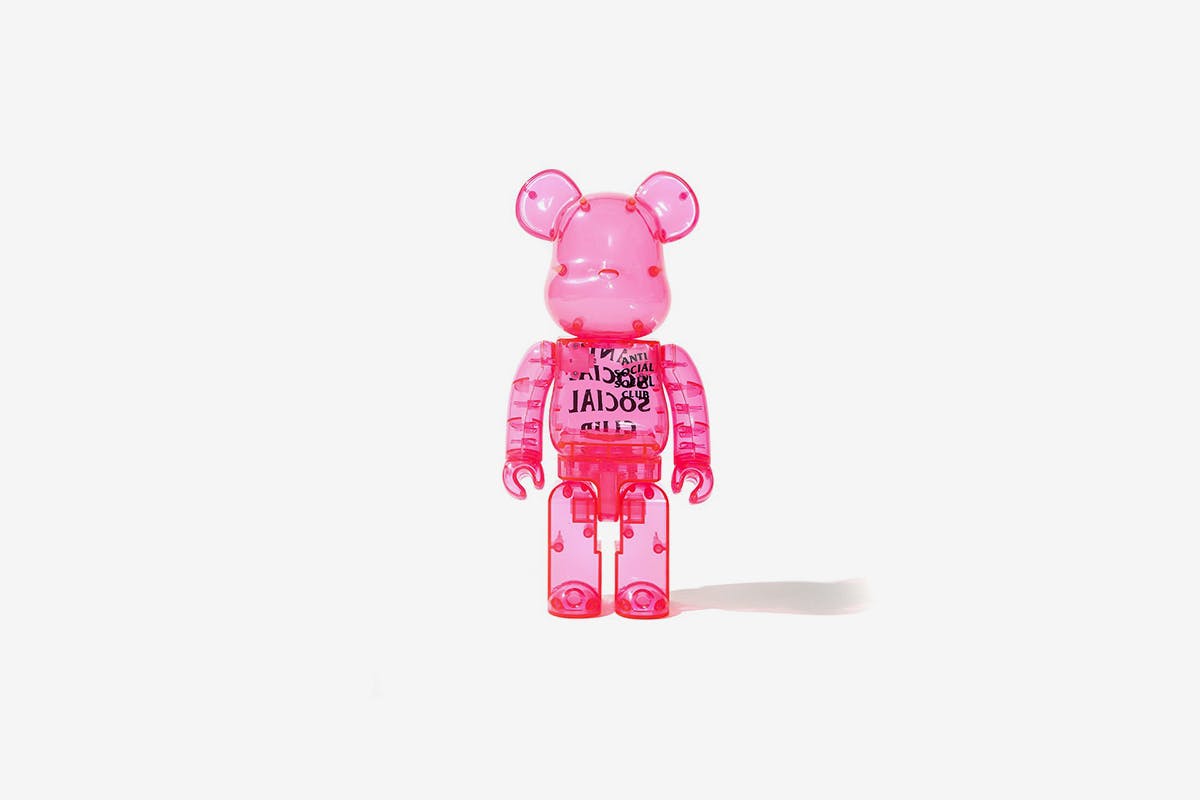 assc bearbrick moletom com capuz